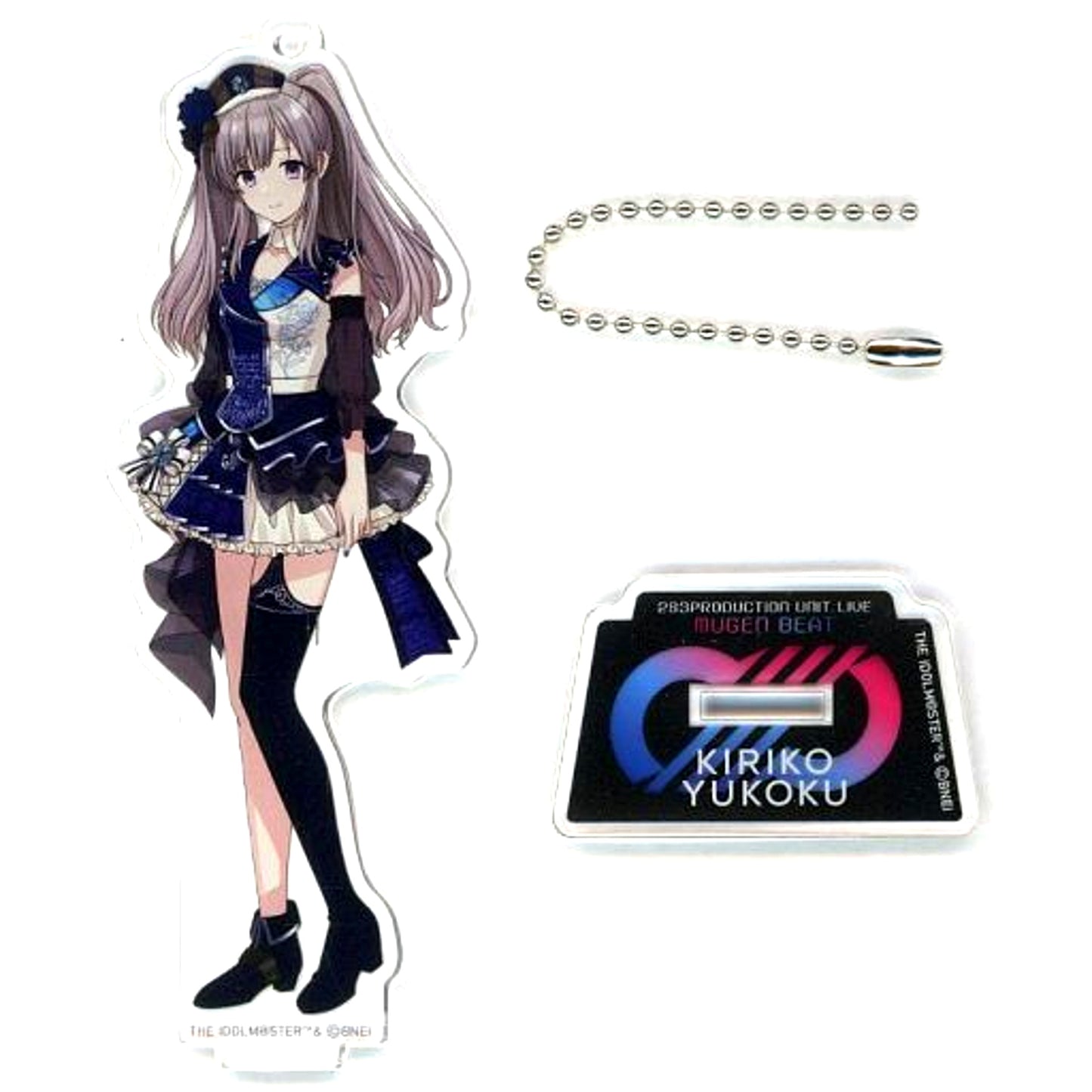 Kiriko Yuikoku THE IDOLM@STER Shiny Colors Official Acrylic Stand Keychain MUGEN BEAT Ver. [USED]