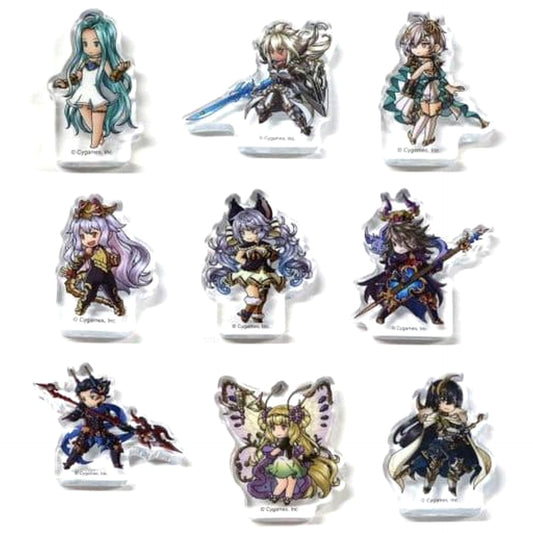 Lyria & Others Original Version Granblue Fantasy All 9 Types Set Corotto! Acrylic Figure Collection 8th Anniversary Version [USED]