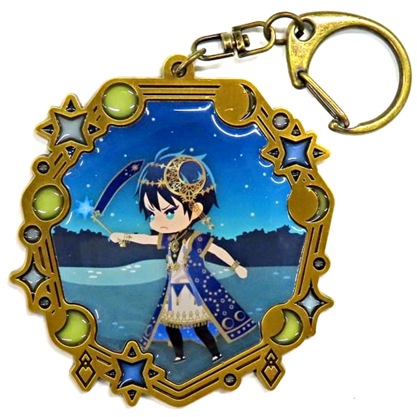 Deuce Spade Disney Twisted Wonderland Exhibition The World Born from Villains Memorial Metal Charm [USED]