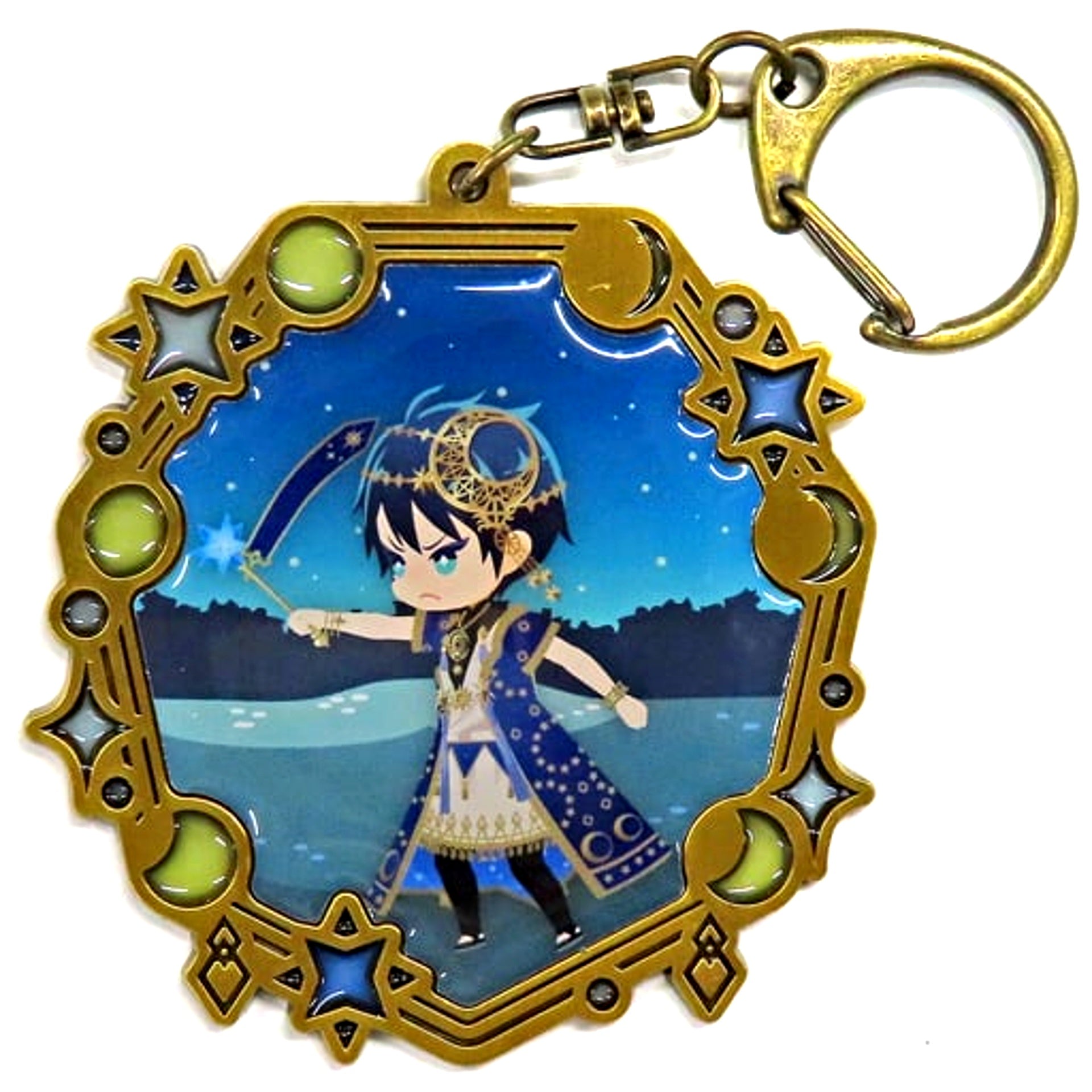 Deuce Spade Disney Twisted Wonderland Exhibition The World Born from Villains Memorial Metal Charm [USED]