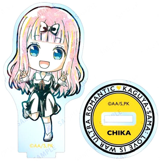 Chika Fujiwara Kaguya-sama: Love is War Ultra Romantic Trading Chibi Ani-Art Acrylic Stand [USED]