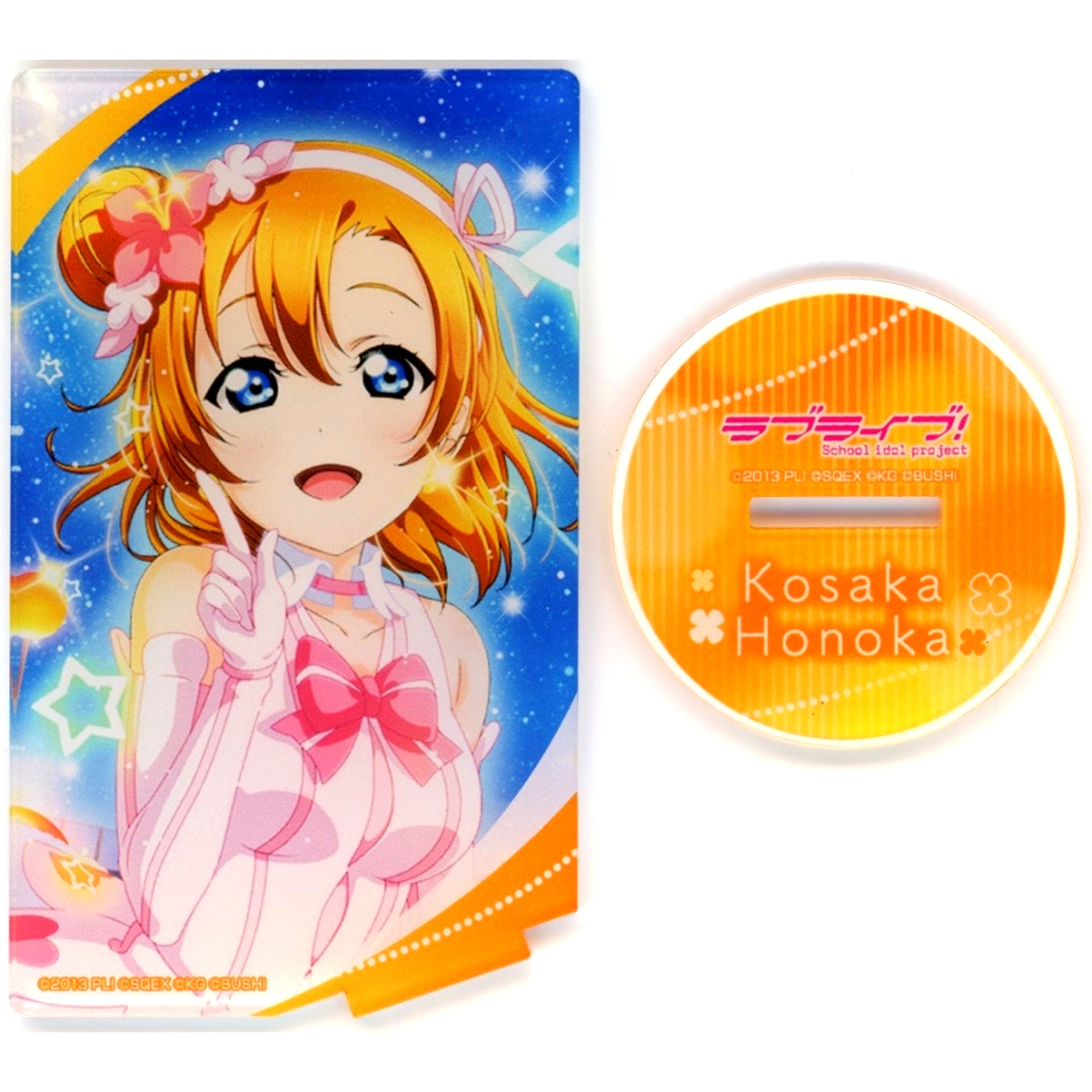 Honoka Kosaka Card Style Acrylic Stand Love Live! Chara Pop Fes [USED]