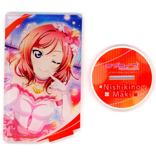 Maki Nishikino Card Type Acrylic Stand Love Live! Chara Pop Fes [USED]