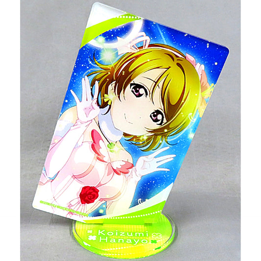 Hanayo Koizumi Card Style Acrylic Stand Love Live! Chara Pop Fes [USED]
