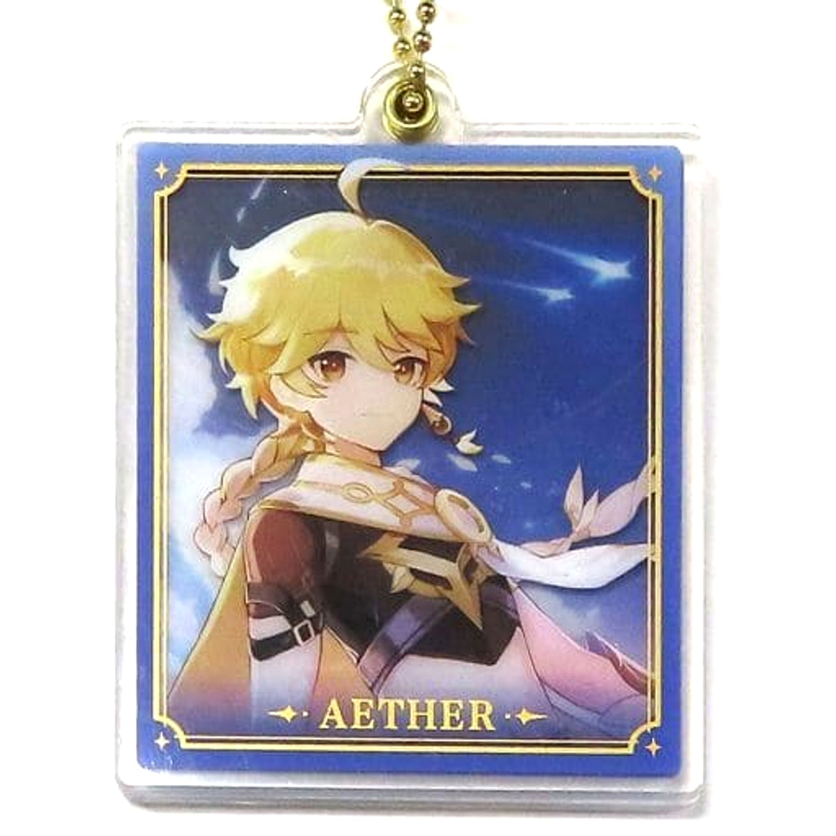 Genshin Aether Wallpaper Character Double Acrylic Strap Acrylic Item [USED]