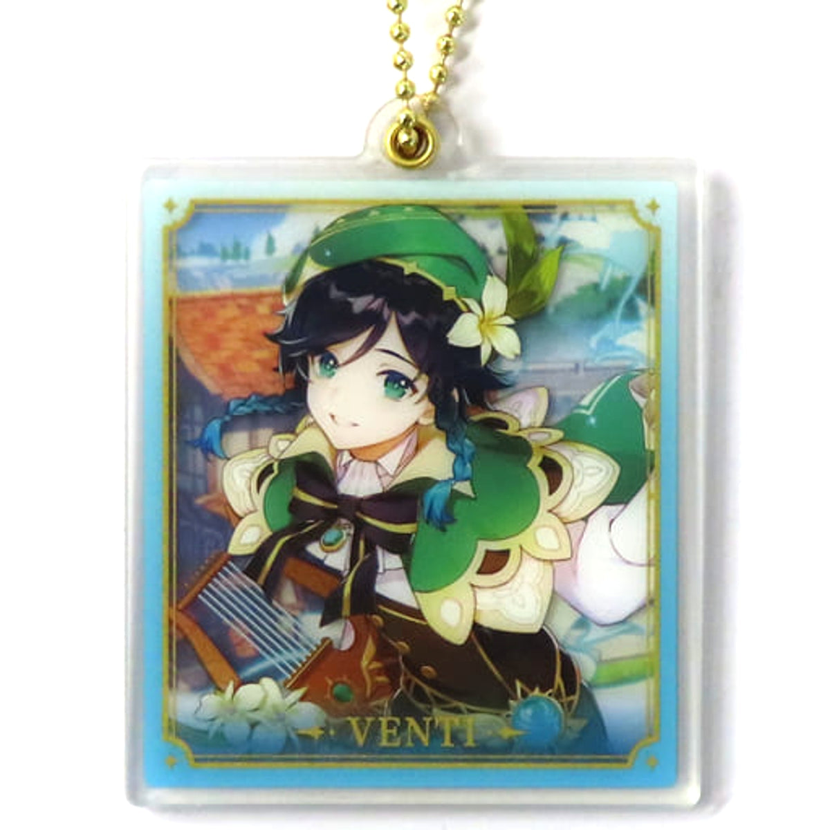 Genshin Venti Wallpaper Character Double Acrylic Strap Acrylic Item [USED]