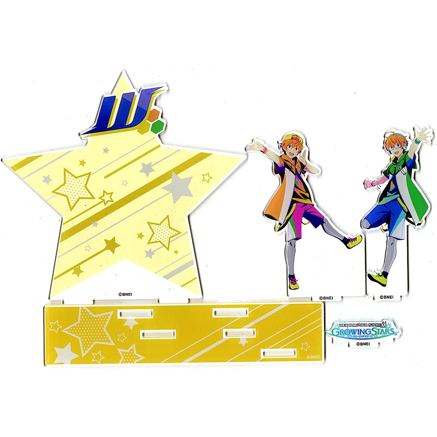 W The Idolm@ster SideM GROWING STARS Official Acrylic Diorama [USED]