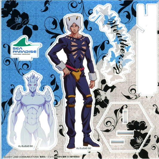 Weather Report Acrylic Stand JoJo's Bizarre Adventure Part 6 Stone Ocean Yokohama Hakkeijima Sea Paradise G.D.st Prison SOS from Aquarium [USED]