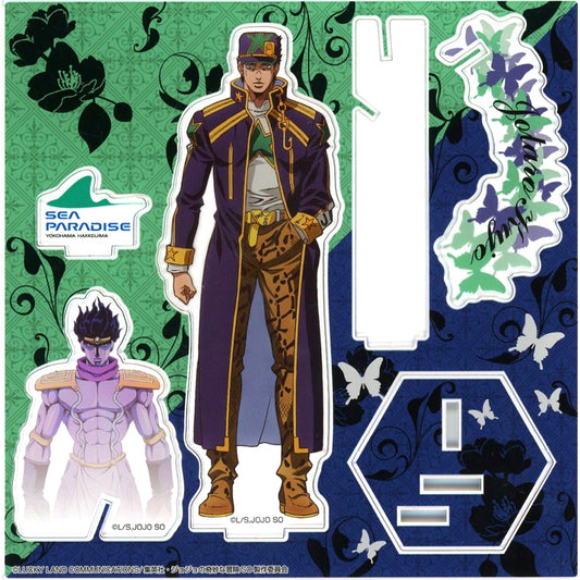 Jotaro Kujo Acrylic Stand JoJo's Bizarre Adventure Part 6 Stone Ocean Yokohama Hakkeijima Sea Paradise G.D.st Prison SOS from Aquarium [USED]