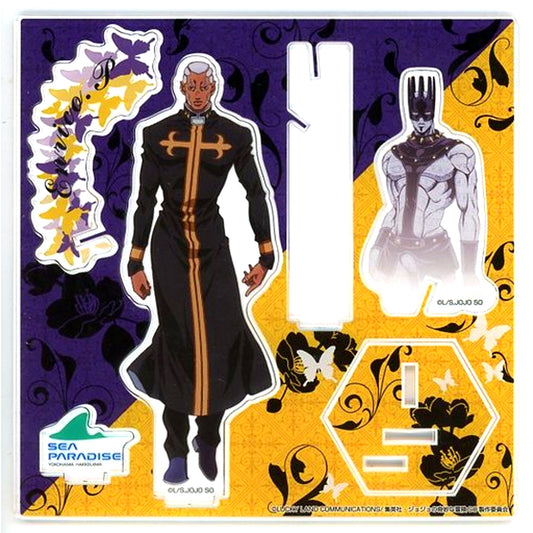 Enrico Pucci Acrylic Stand JoJo's Bizarre Adventure Part 6 Stone Ocean x Yokohama Hakkeijima Sea Paradise G.D.st Jail SOS from the Aquarium [USED]
