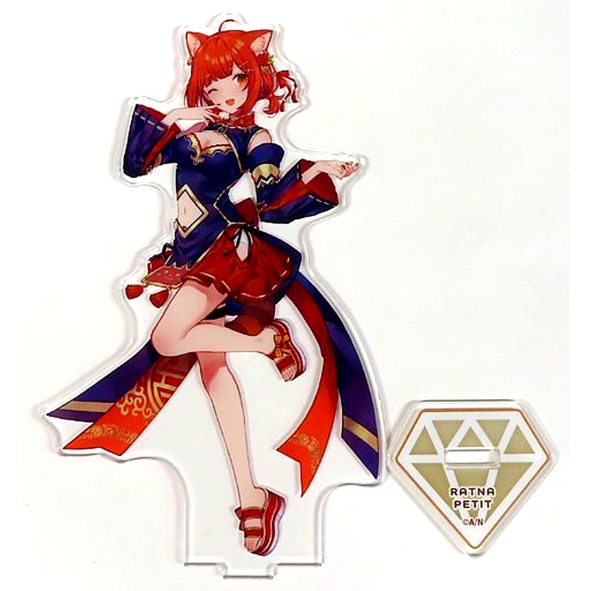 Ratna Petit Posanke Acrylic Stand Virtual YouTuber Nijisanji 3rd Anniversary Commemorative Goods [USED]