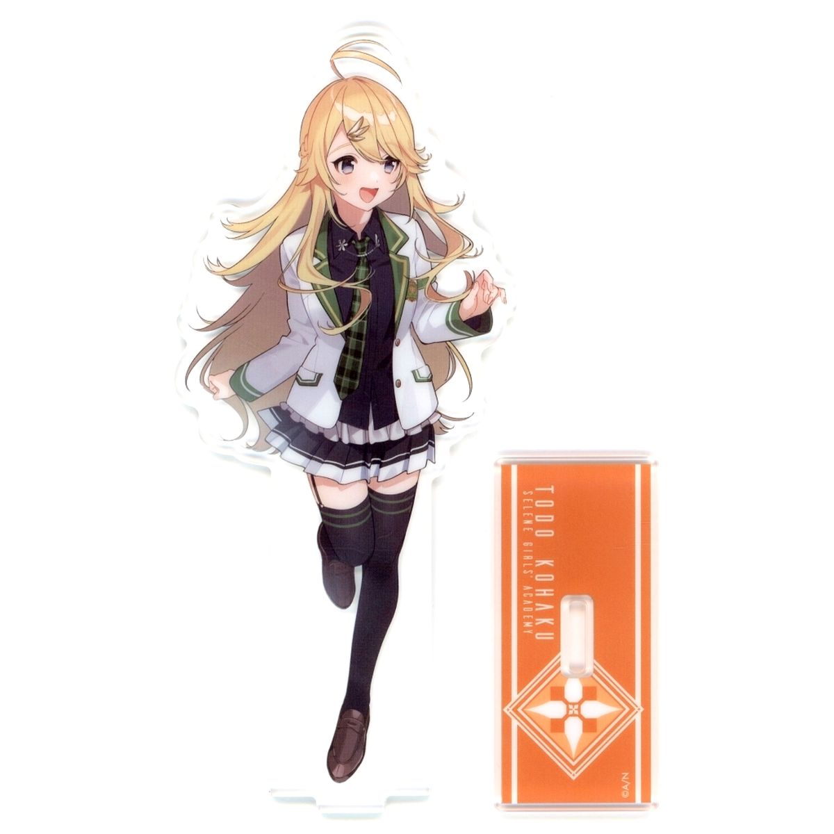 Todo Kohaku Selene Girls' Academy Acrylic Stand Virtual YouTuber Nijisanji 2nd Anniversary [USED]