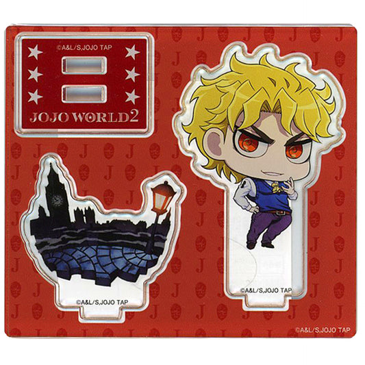 Dio Brando Acrylic Stand JoJo's Bizarre Adventure JOJO WORLD 2 Mini Game Kaienou no Mode Roulette Grab It Caesar Shabon Kuji B Prize [USED]