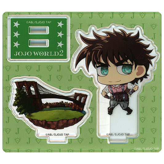 Joseph Joestar Acrylic Stand JoJo's Bizarre Adventure JOJO WORLD 2 Mini Game Kaienou no Mode Roulette Grab It Caesar Shabon Kuji B Prize [USED]