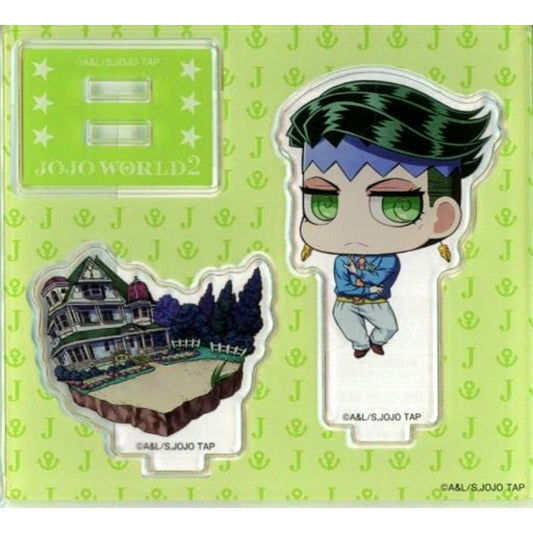 Rohan Kishibe Acrylic Stand JoJo's Bizarre Adventure JOJO WORLD 2 Mini Game Kaienou no Mode Roulette Grab It Caesar Shabon Kuji B Prize [USED]
