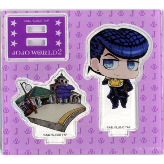 Josuke Higashikata B Prize Acrylic Stand JoJo's Bizarre Adventure JOJO WORLD2 Minigame Kaienou no Taihou Roulette / Tsukame! Caesar's Shabon Lottery [USED]