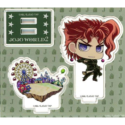 Noriaki Kakyoin B Prize Acrylic Stand JoJo's Bizarre Adventure JOJO WORLD2 Minigame Kaienou no Taihou Roulette / Tsukame! Caesar's Shabon Lottery [USED]