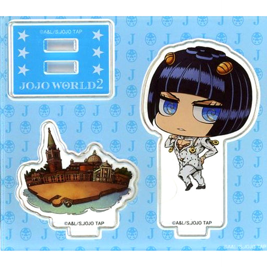 Bruno Bucciarati Acrylic Stand JoJo's Bizarre Adventure JOJO WORLD 2 Minigame Demonic Flame Technique Roulette Catch Caesar's Soap Kuji Prize B [USED]