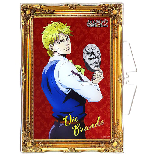 Dio Brando Acrylic Board JoJo's Bizarre Adventure JoJo World 2 Web Minigame Acrylic Board Prize [USED]