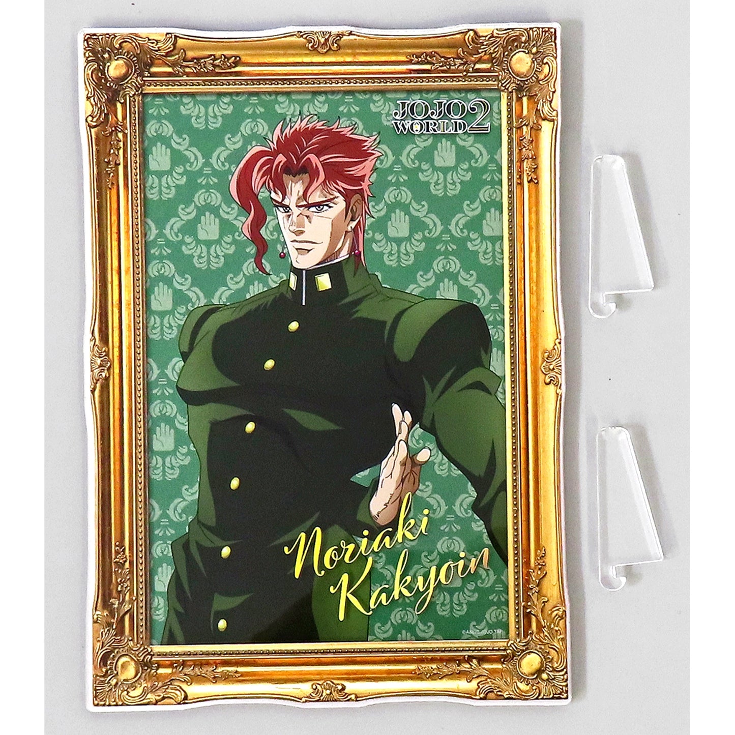Noriaki Kakyoin Acrylic Board JoJo's Bizarre Adventure JoJo World 2 Web Minigame Acrylic Board Prize [USED]