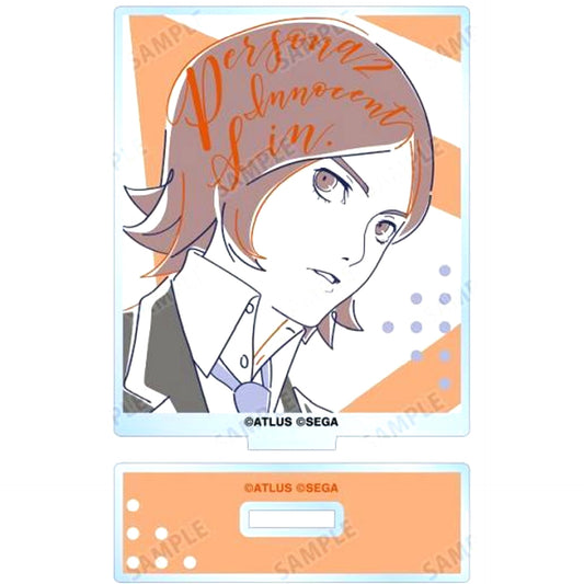 P2 Innocent Sin Protagonist Persona Series Trading lette-graph Acrylic Stand [USED]