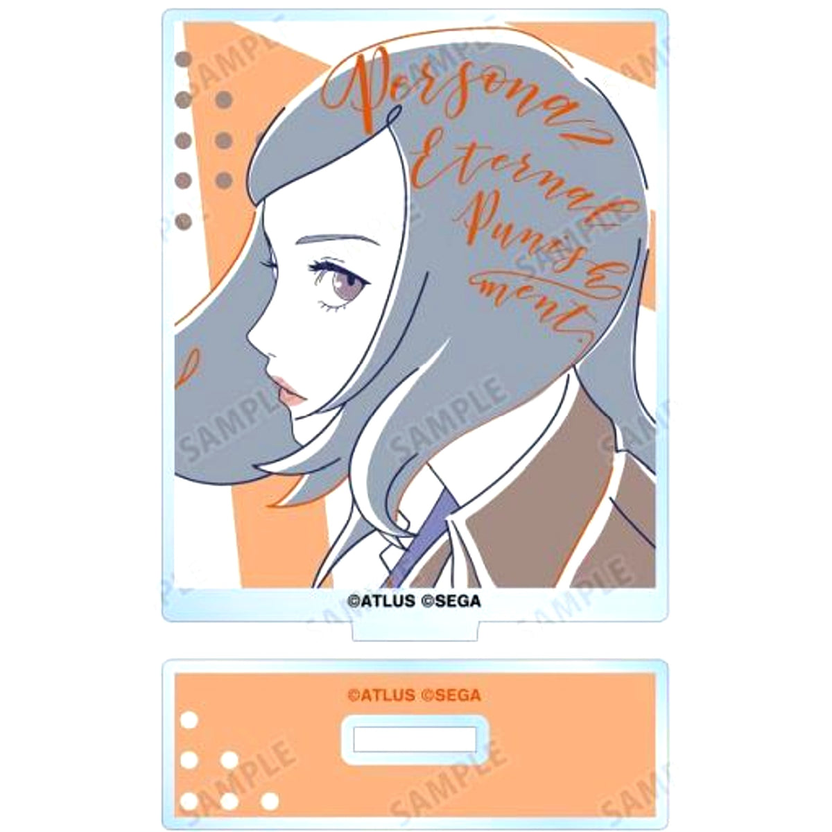 P2 Eternal Punishment Protagonist Persona Series Trading lette-graph Acrylic Stand [USED]
