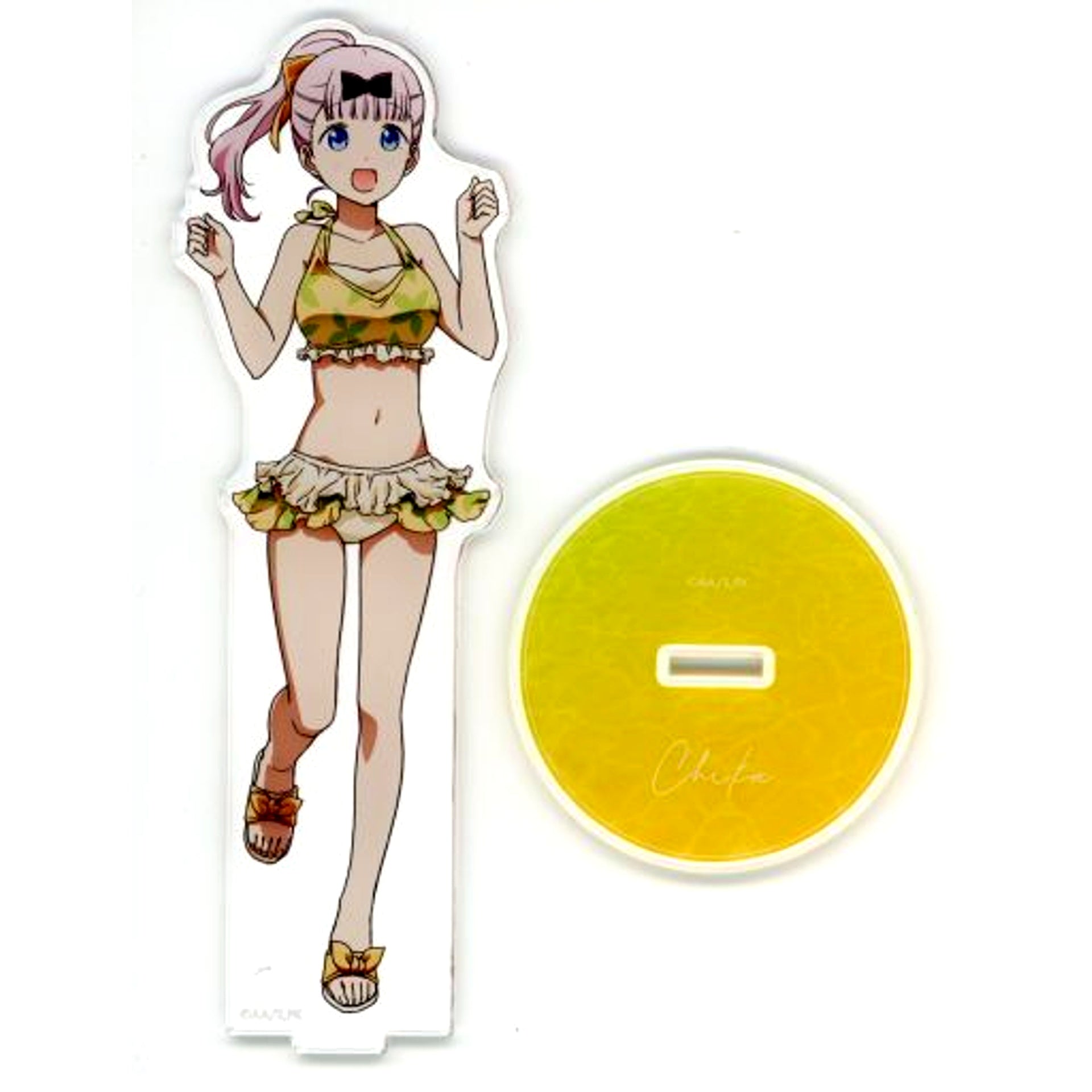 Chika Fujiwara Illustration Swimsuit ver. BIG Acrylic Stand Kaguya-sama Love is War Ultra Romantic [USED]
