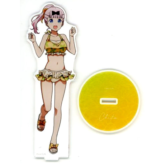 Chika Fujiwara Illustration Swimsuit ver. BIG Acrylic Stand Kaguya-sama Love is War Ultra Romantic [USED]