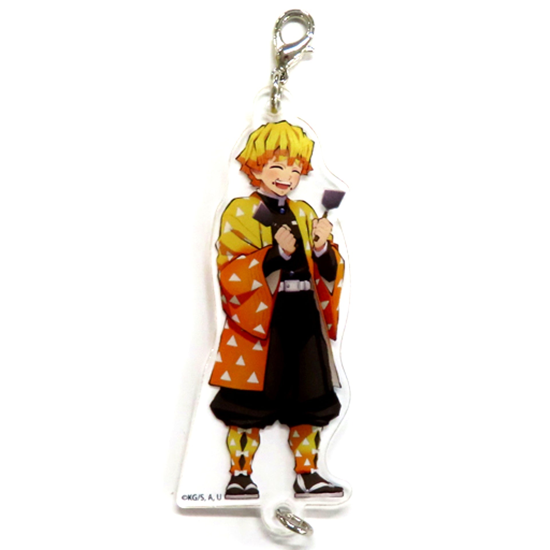 Zenitsu Agatsuma Demon Slayer x Dohtonbori Connecting Acrylic Keychain [USED]