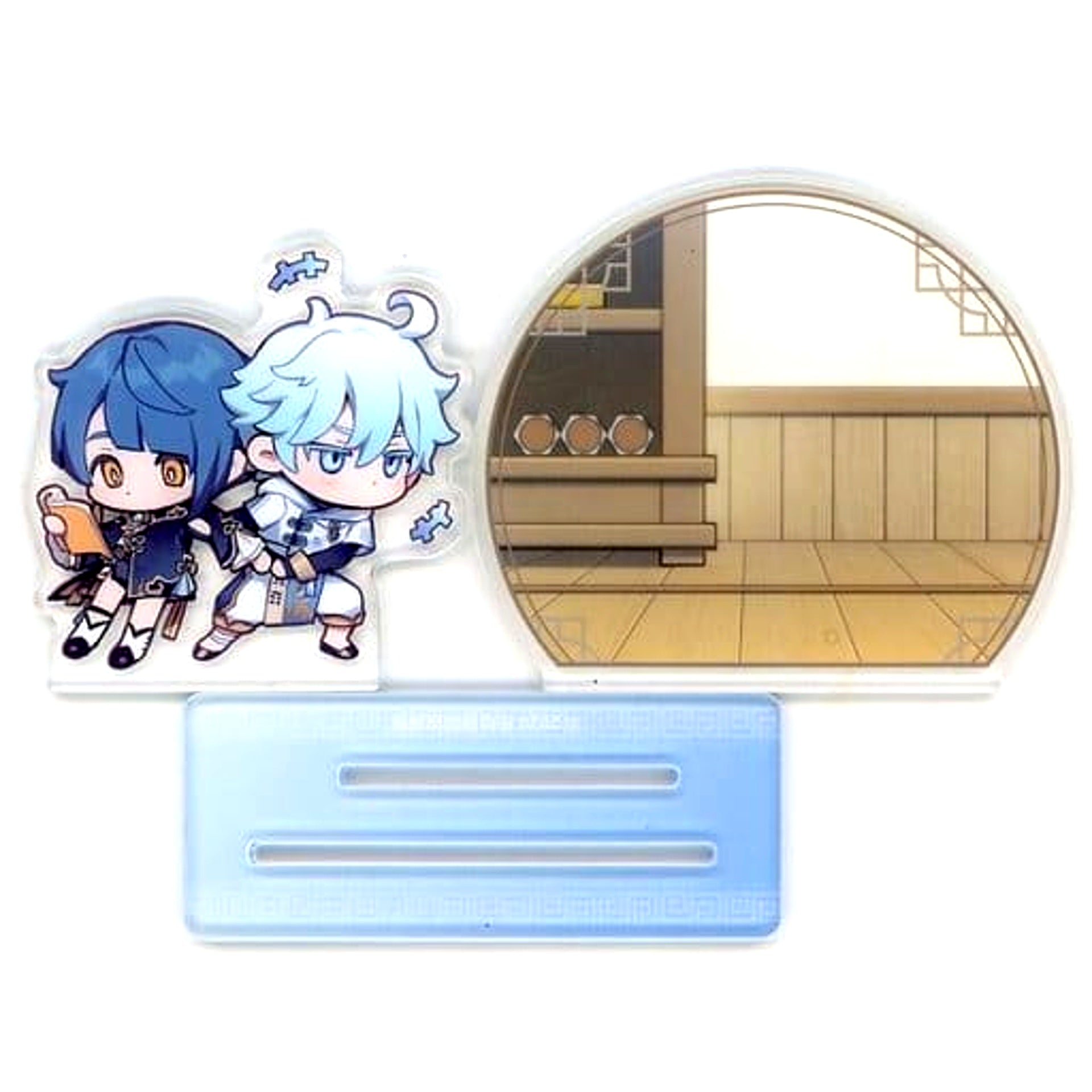 Xingqiu & Chongyun Genshin Impact China Collaboration Cafe Acrylic Stand [USED]