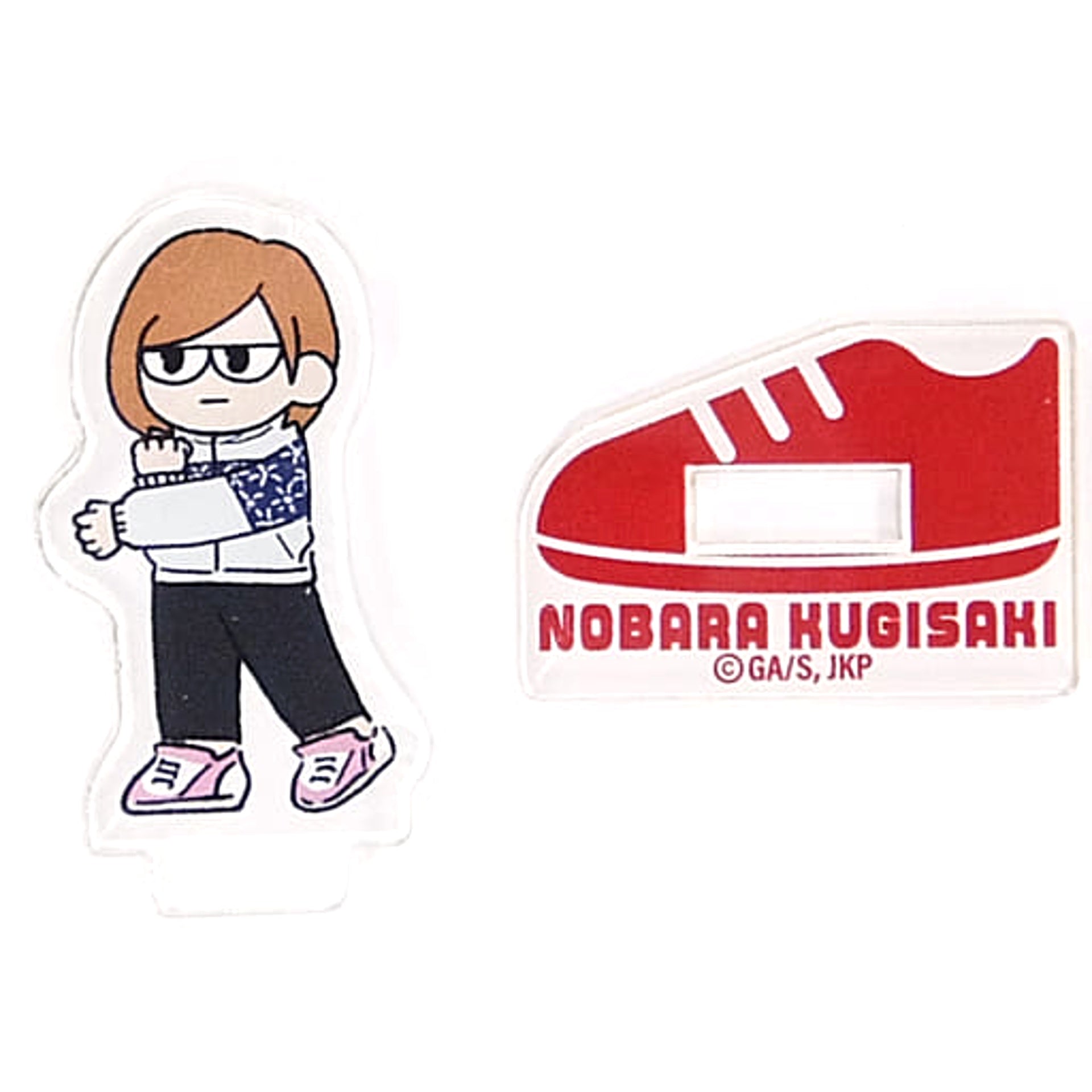 Jujutsu Kaisen Nobara Kugisaki Jirori Trading Mini Acrylic Stand Gymnastics Ver. Acrylic Stands [USED]