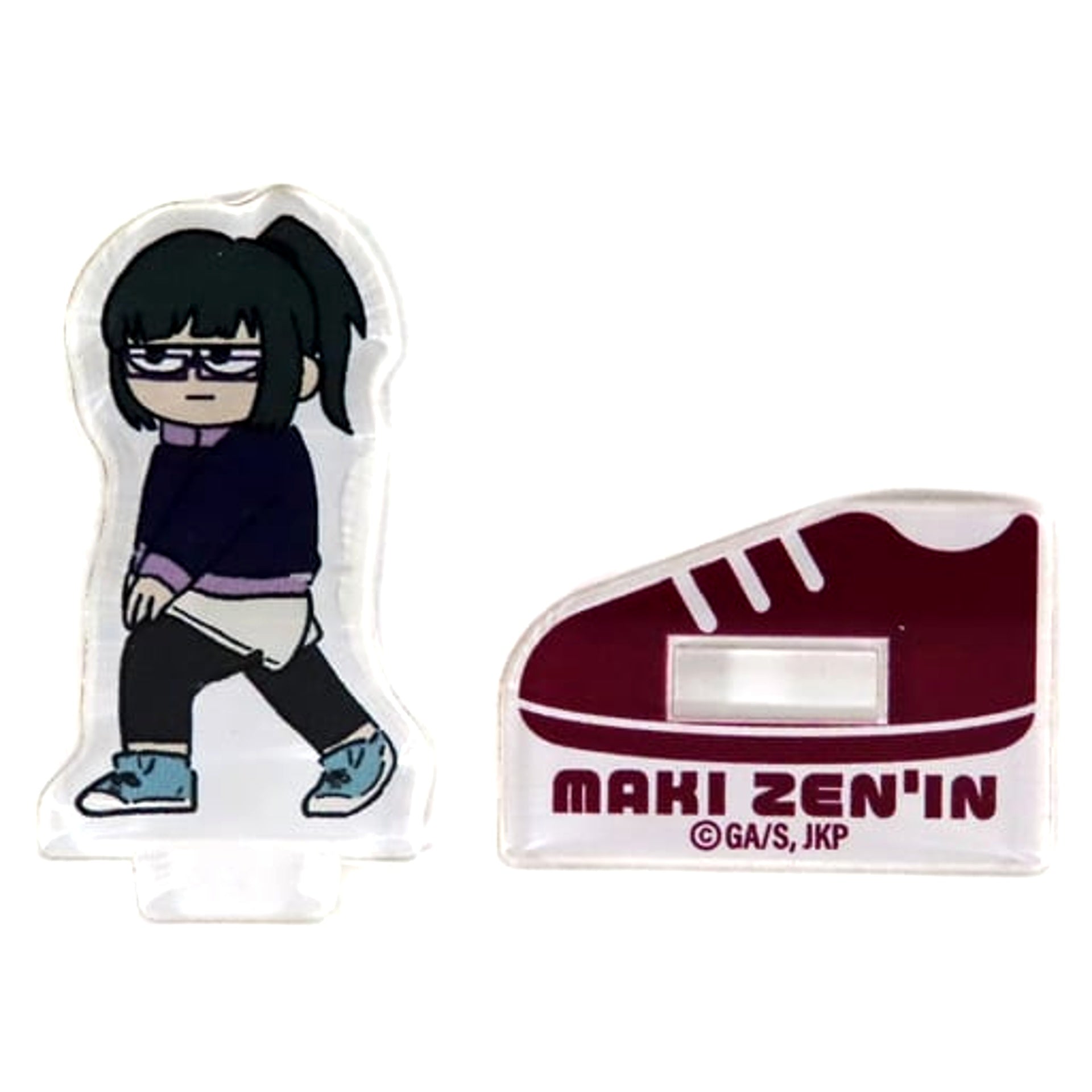 Jujutsu Kaisen Maki Zenin Trading Mini Acrylic Stand Gymnastics Version Acrylic Stands [USED]