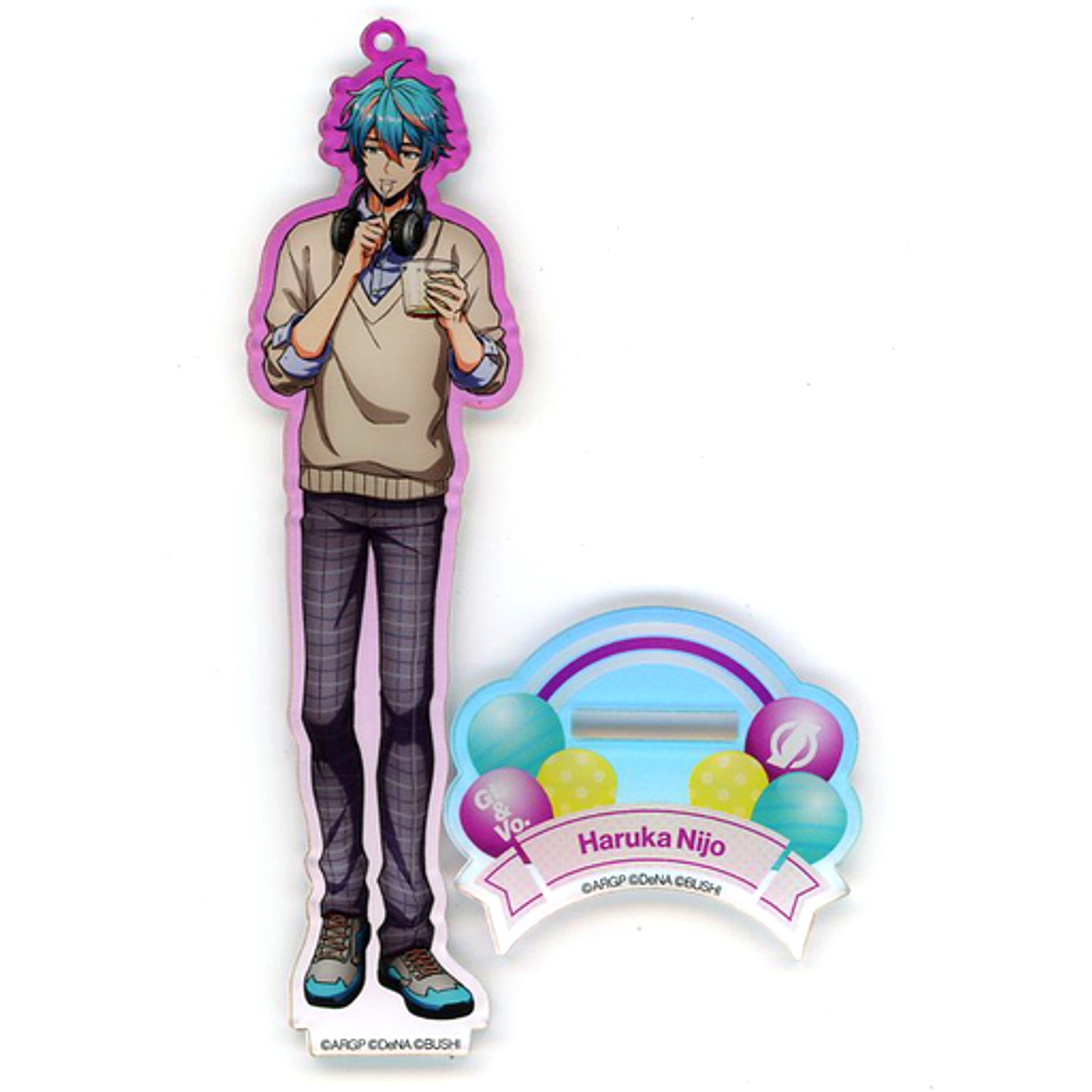 Haruka Nijo Argonavis from BanG Dream! AAside Acrylic Stand Keychain School Festival ver. [USED]