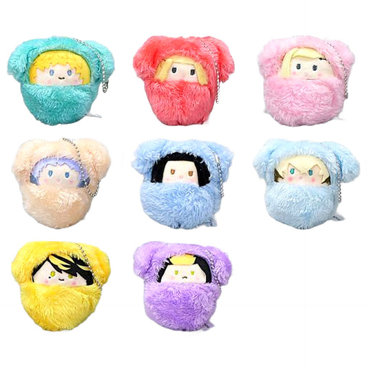 Tokyo Revengers Chifuyu Matsuno & Others Kurumitapinui Vol.2 All 8 Types Set Keychains [USED]