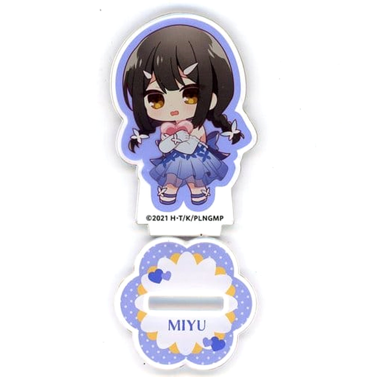 Kujibikido Prisma Illya Licht Nameless Girl Happy Birthday Illya Miyu Chloe Kuji Miyu Edelfelt Dress Ver Mini Character Acrylic Stand Figure Prize C-2 Acrylic Stands [USED]