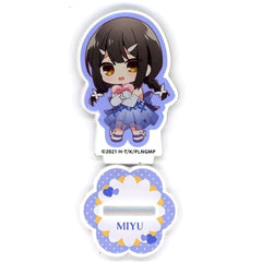 Kujibikido Prisma Illya Licht Nameless Girl Happy Birthday Illya Miyu Chloe Kuji Miyu Edelfelt Dress Ver Mini Character Acrylic Stand Figure Prize C-2 Acrylic Stands [USED]