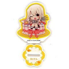 Kujibikido The Movie Fate/kaleid liner Prisma Illya Licht The Nameless Girl Illyasviel von Einzbern Cake ver. Mini Character Acrylic Stand Figure Happy Birthday Illya Miyu Chloe Kuji Prize C-4 Acrylic Stands [USED]