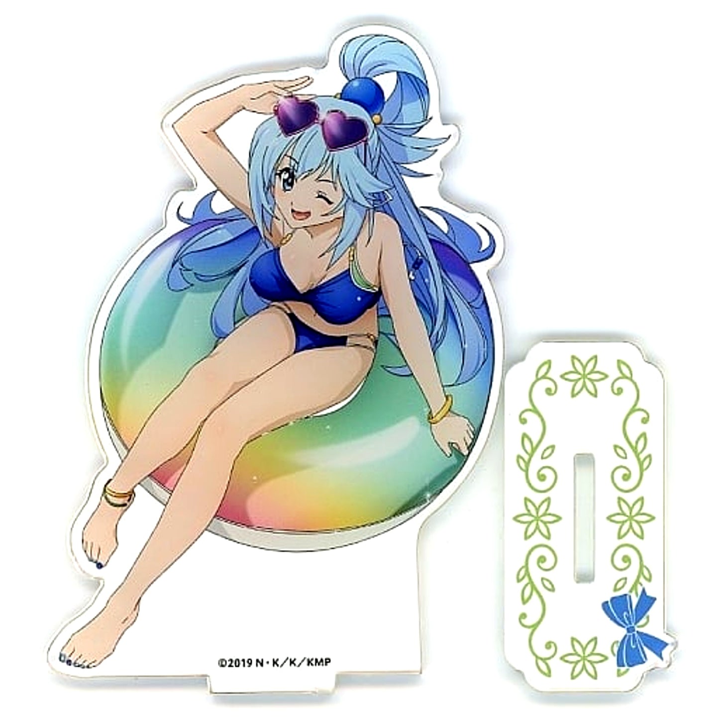 Aqua Prize B-2 Swimsuit Acrylic Stand Figure Kujibikido KonoSuba: God's Blessing on this Wonderful World! Aqua Birthday Kuji [USED]