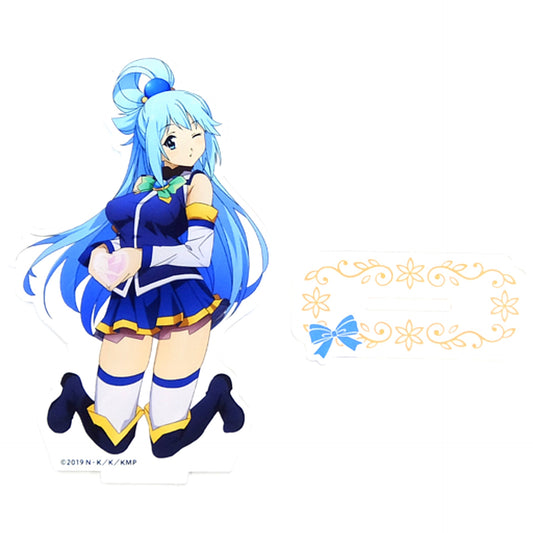 Aqua Prize B-3 Heart Acrylic Stand Figure Kujibikido KonoSuba: God's Blessing on this Wonderful World! Aqua Birthday Kuji [USED]