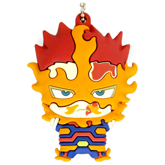 My Hero Academia Endeavor Chibigurumi Rubber Mascot Keychain Vol.1 Namco Limited Keychains [USED]