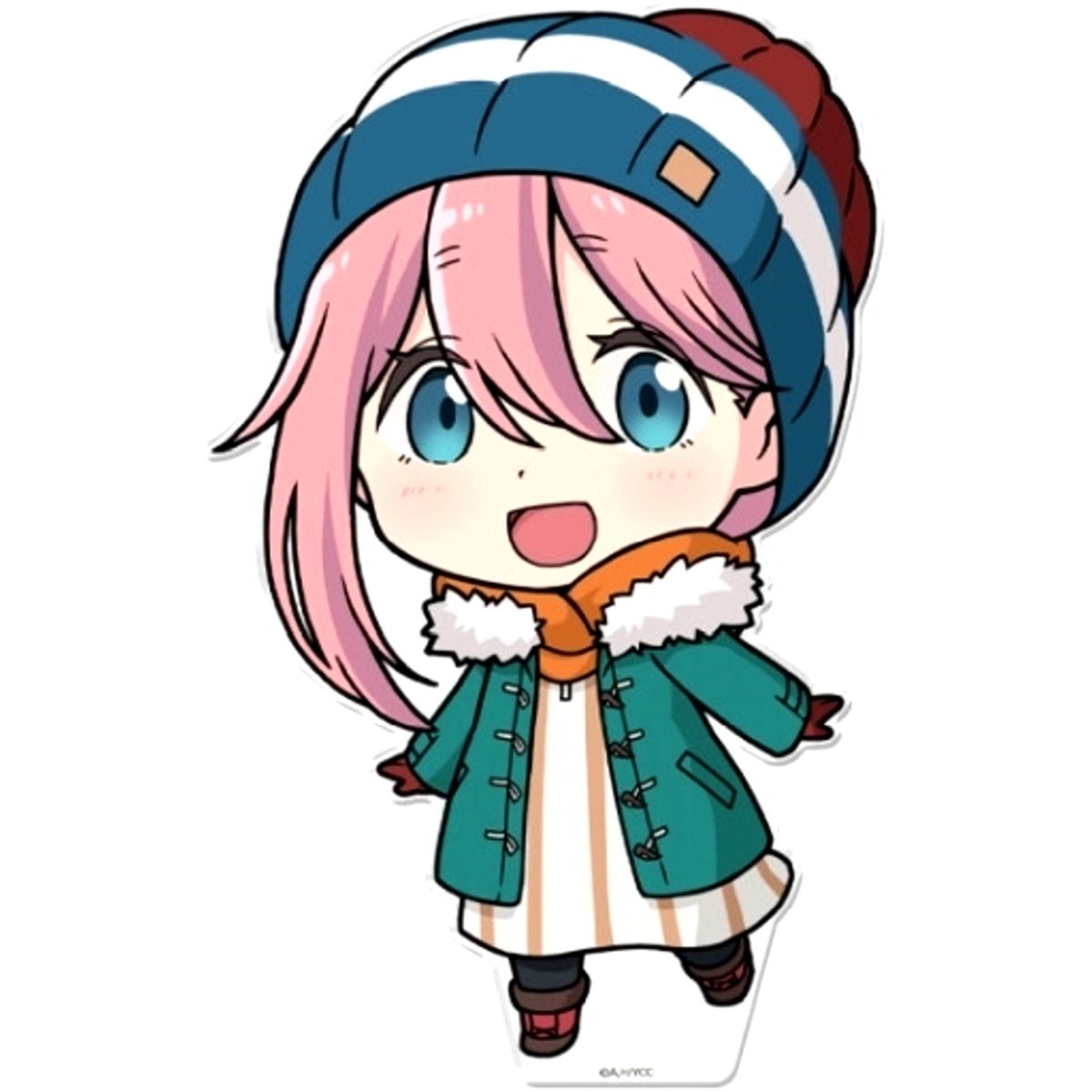 Nadeshiko Kagamihara Lake Hamana Outfit Deka Puni Colle! Acrylic Figure Movie Laid-Back Camp: The Movie [USED]