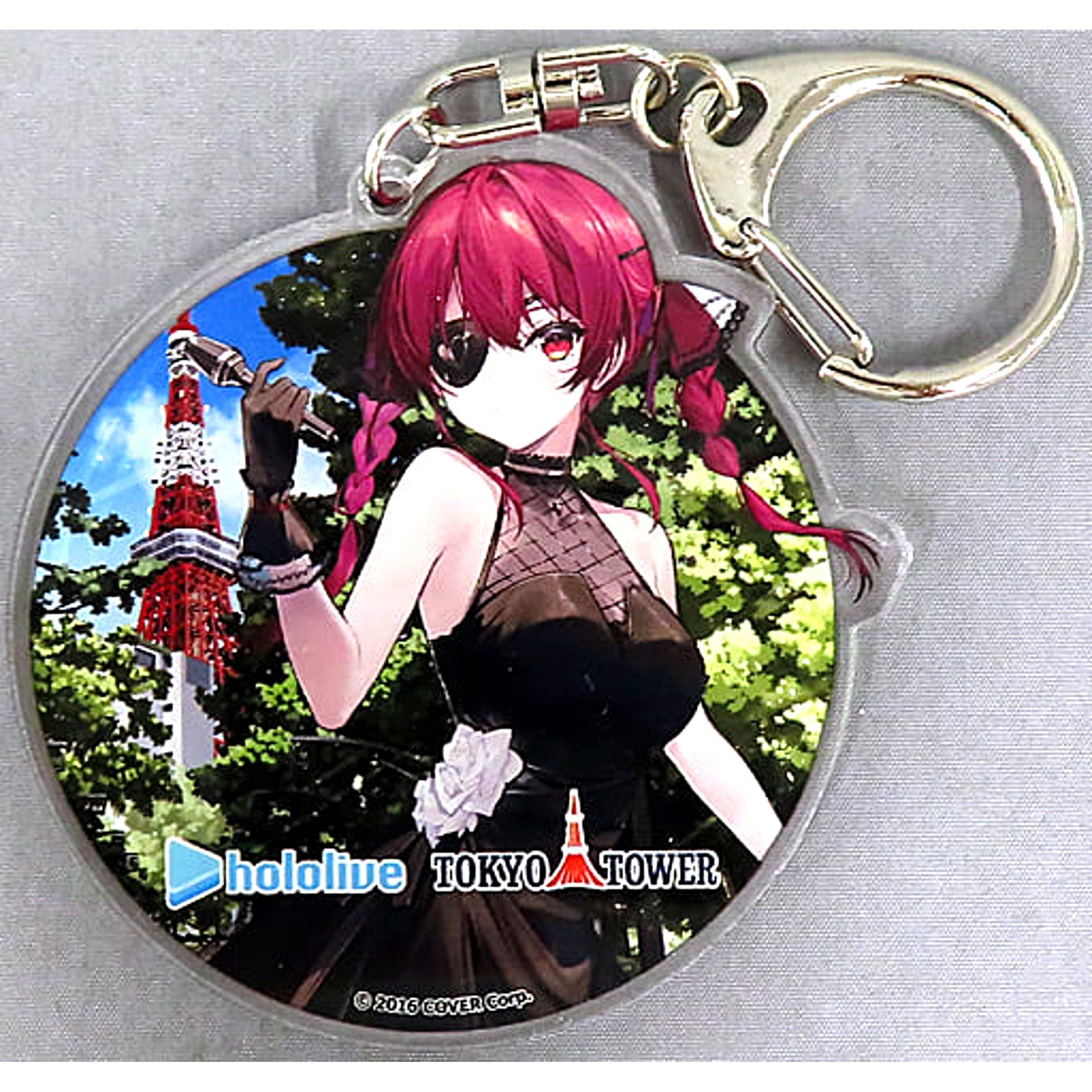 hololive Houshou Marine New Illustration Acrylic Keychain Tokyo Tower Lost Quartet Great Search Dress [USED]