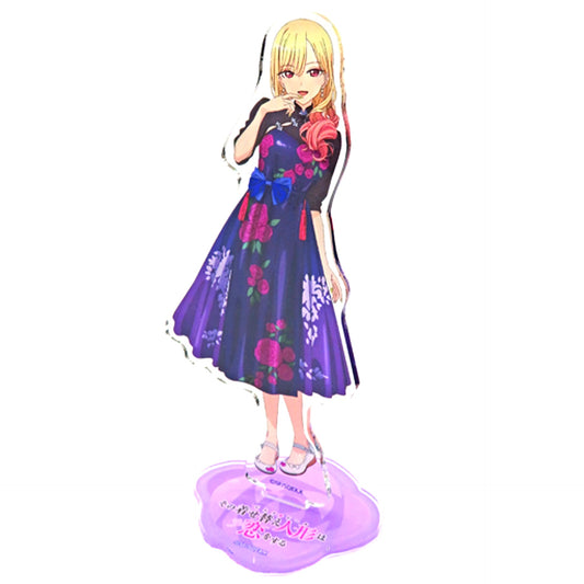 Marin Kitagawa Purple Dress Acrylic Stand Figure My Dress-Up Darling x TSUTAYA [USED]