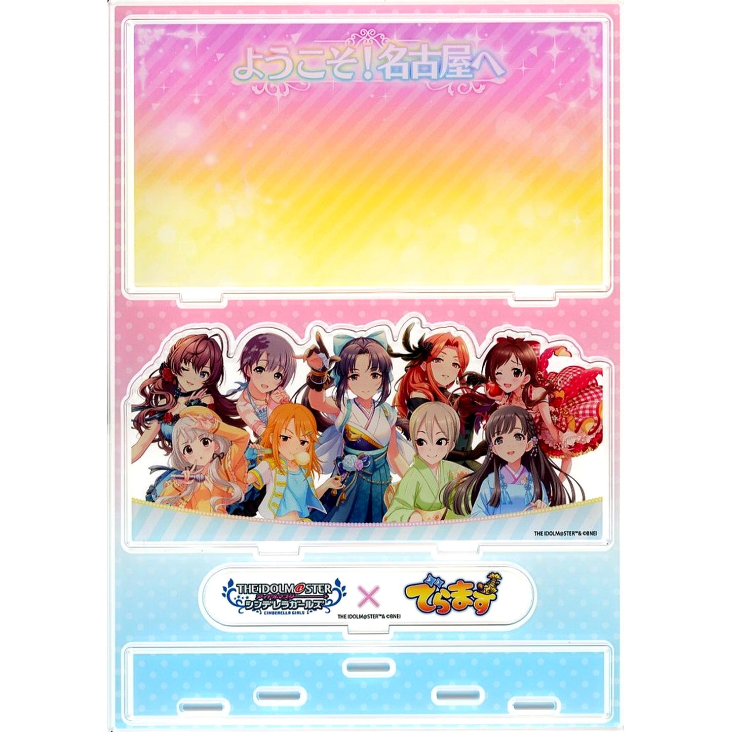 Group of 9 Idolmaster Cinderella Girls x Deramas Acrylic Diorama Stand A [USED]