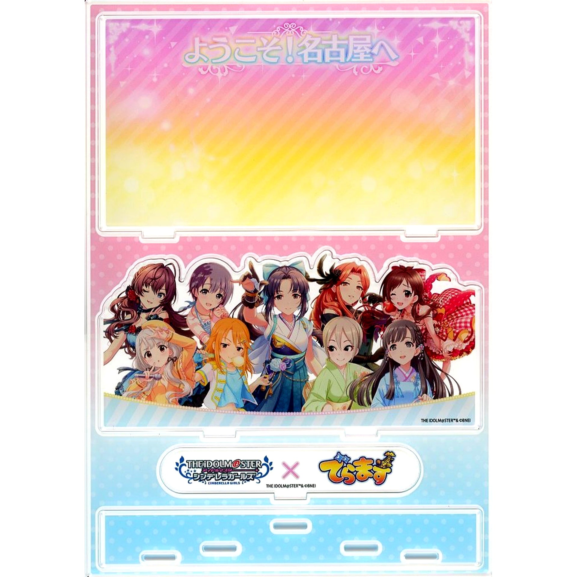 Group of 9 Idolmaster Cinderella Girls x Deramas Acrylic Diorama Stand A [USED]