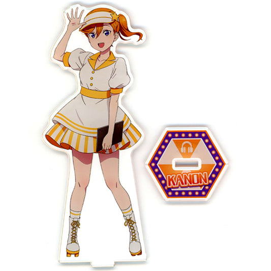 Kanon Shibuya Big Acrylic Stand Liella! American Diner Love Live! Superstar!! GiGO Collaboration Cafe [USED]