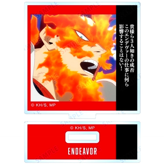 Endeavor My Hero Academia Trading Famous Scene Acrylic Stand [USED]