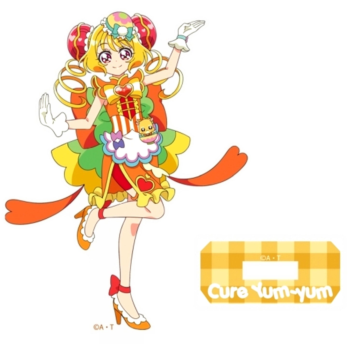 Cure Yum-Yum Acrylic Stand Delicious Party Precure [USED]
