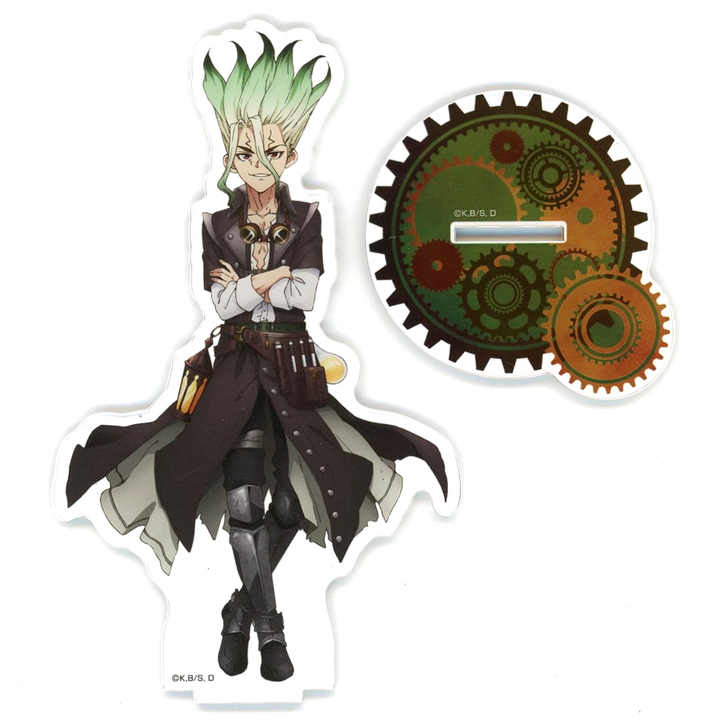 Dr. STONE Senku Ishigami Steampunk Newly Illustrated Big Acrylic Stand Acrylic Stands [USED]