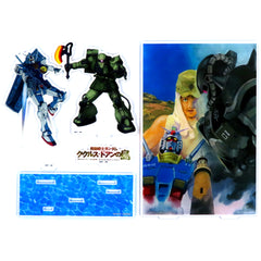 Gundam & Doan's Zaku Mobile Suit Gundam Cucuruz Doan's Island Acrylic Diorama A [USED]